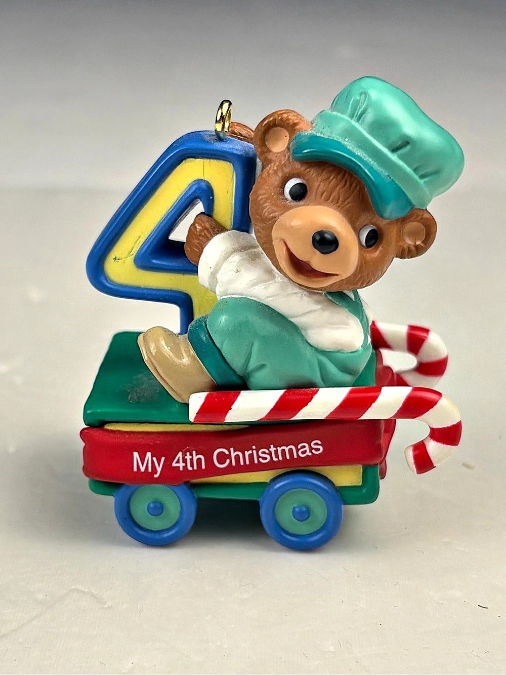 2005 Hallmark My Fourth Christmas Keepsake Ornament Child Age Collection QXG4532